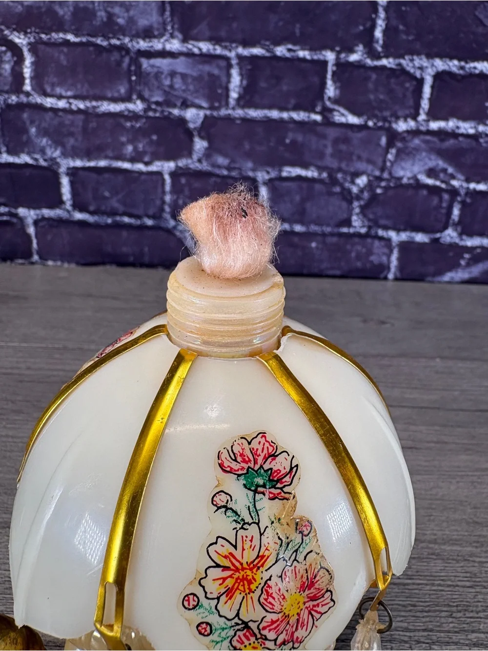 Vintage Opalescent Lamp Scent Diffuser